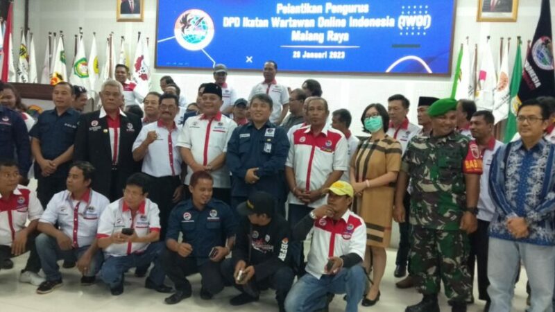 Pengurus IWO Indonesia Malang Raya Usai di kukuhkan