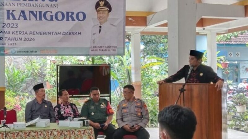 kades karangsono dalam gelaran musrenbang