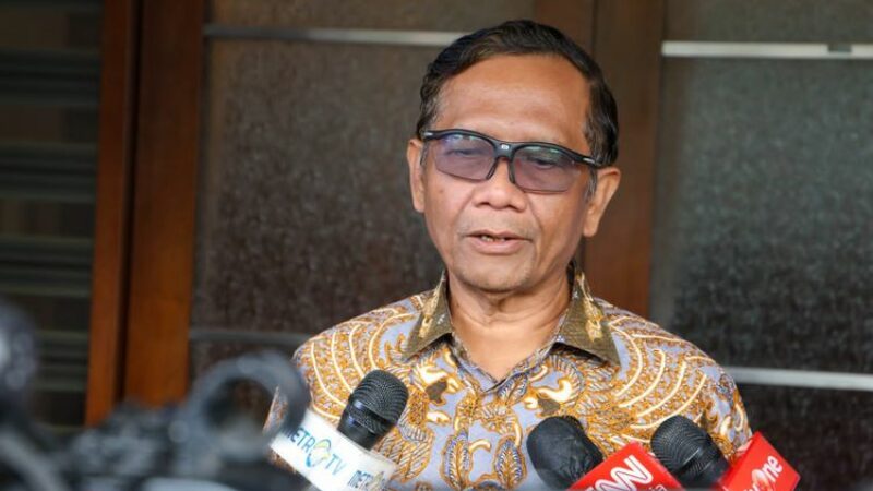 mahud MD saat bersama media