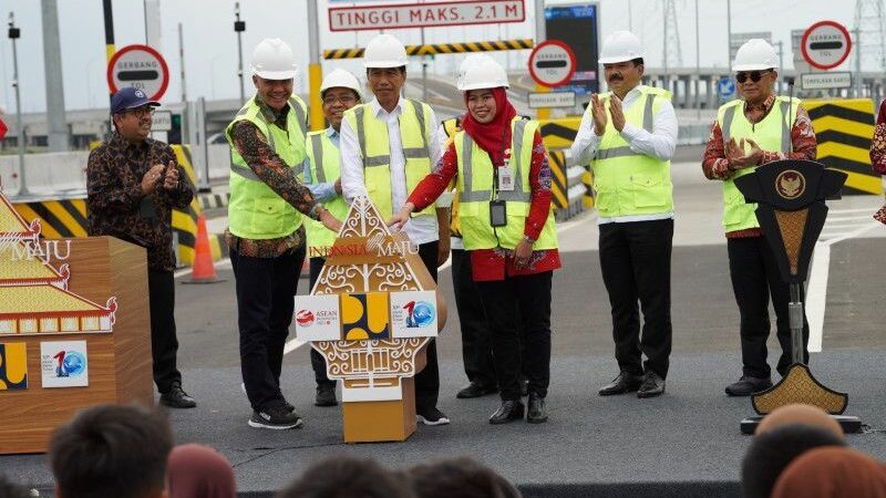 Peresmian TOL oleh Jokowi