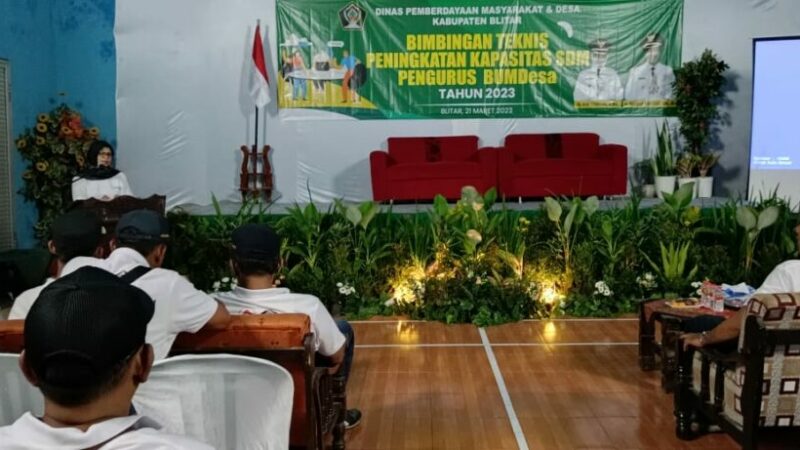 Bupati Blitas Saat memberikan sambutan