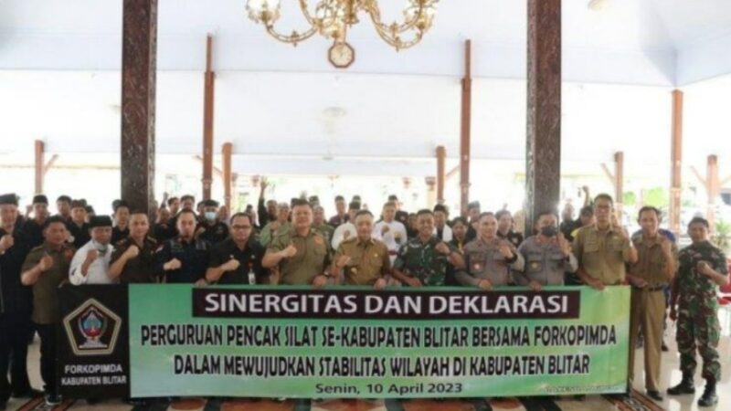 Deklarasi damai perguruan silat di kabupaten blitar