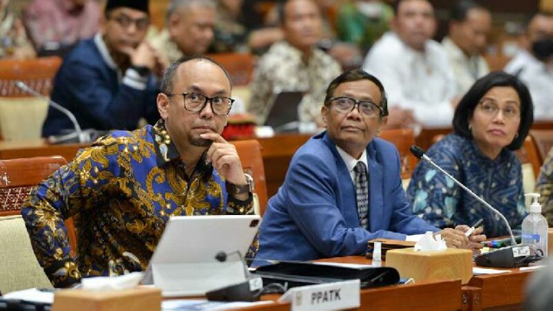 Mahfud MD saat di komisi 3 DPRRI