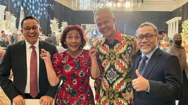 Anies, susi, ganjar dan zulhas