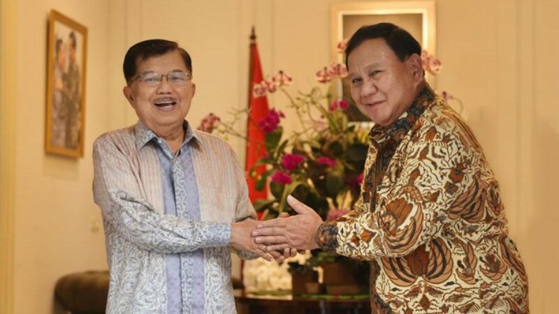 prabowo subianto mengunjungi rumah jusuf kalla