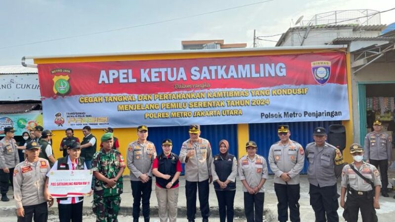Polres Metro Jakarta Utara menggelar Apel Ketua Satkamling,