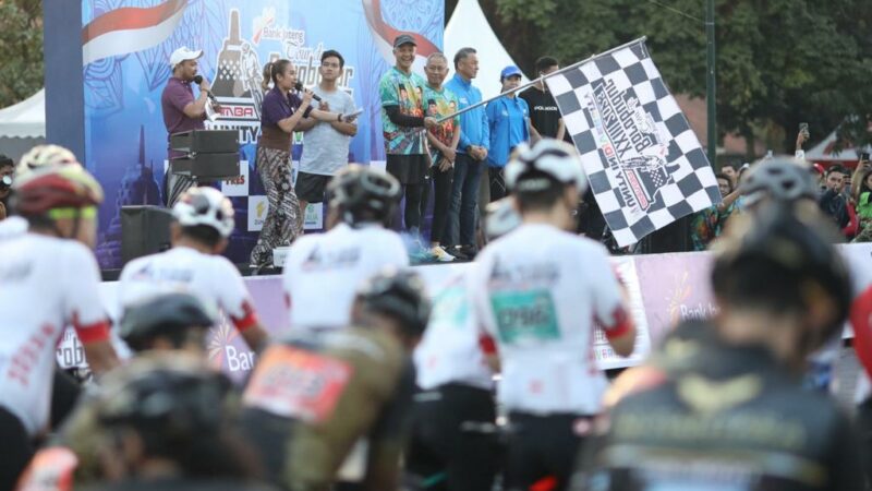 gajnar saat membuka Tour de Borobudur