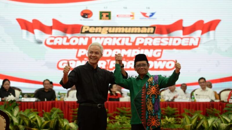 ganjar-pranowo-dan-mahfud-md-setelah-resmi-diumumkan istimewa