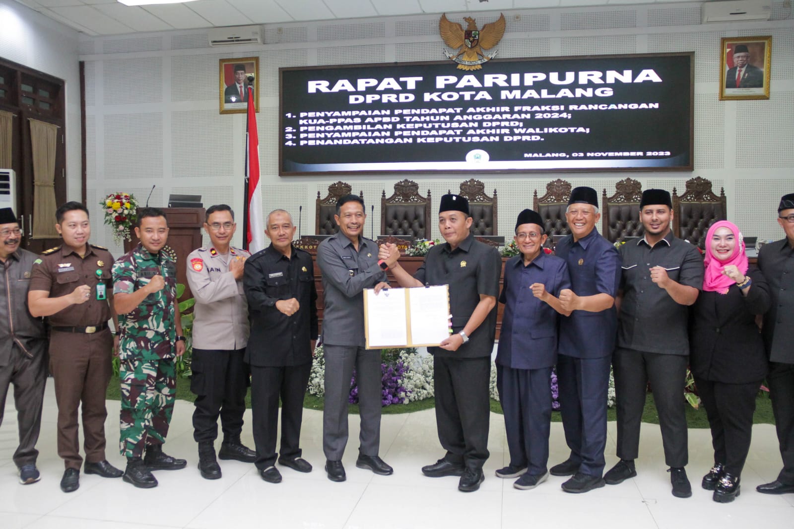 Rancangan KUA-PPAS Tahun 2024 Jadi Sorotan Fraksi, Pemkot Malang Siap Realisasikan Pendapatan 2024